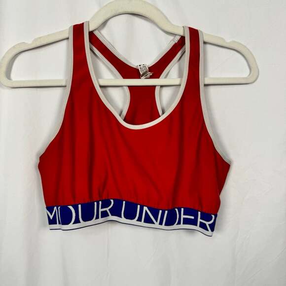 Under Armour Other - Under Armour HeatGear Compression Racerback Sports Bra Red Size XL